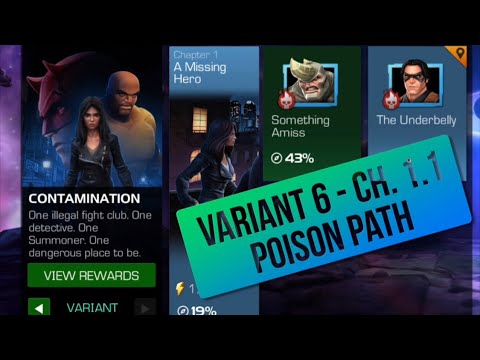 Variant #6 Ch.1.1 - vs Annihilus, Ultron, Storm PX, Wasp, Masacre, Iceman, Rhino | Poison | MCOC