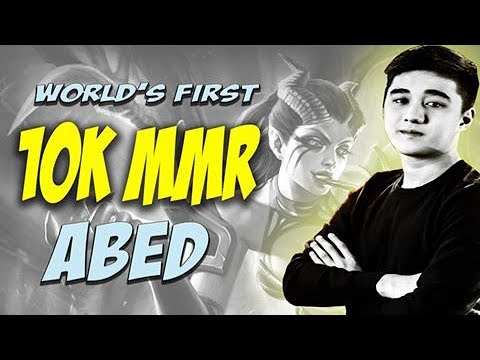 This is 10K MMR Game of ABED - World First 10K Player Dota 2