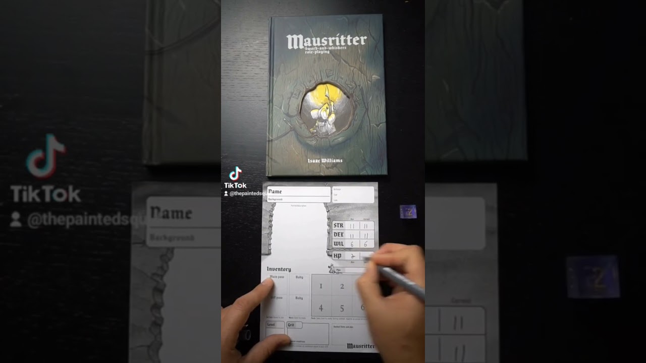 Love the ttrpg Mausritter's character sheet and how it handles items. It's very different  from DnD