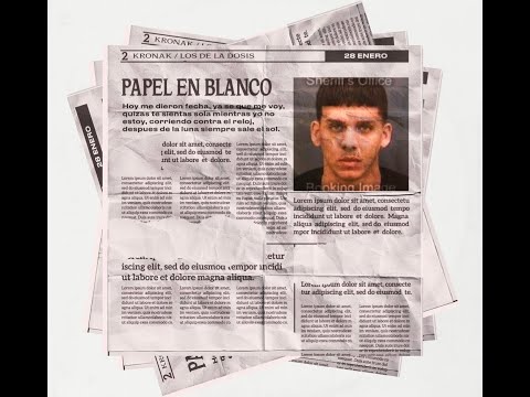 Kronak Papel En Blanco (Video Lyrics)