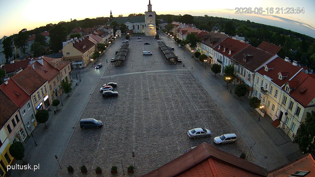 Live webcam view of Plaza del Mercado y Basílica