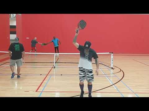 Stillwater tournament semifinals bracket play men 4.0 Will/Gordy vs Mohamed/Scott game 2. 1-17-22