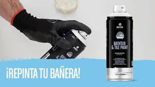 Video de MONTANA PRO Pintura para bañeras y azulejos aerosol 400ml Para renovación de baños y superficies cerámicas
