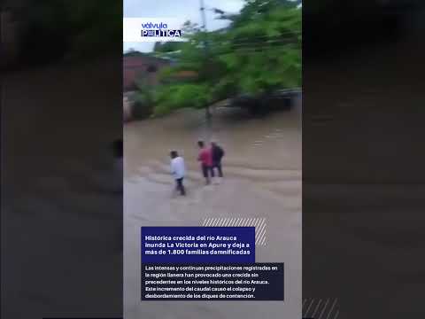 ⛔️Apure: Crecida del río Arauca deja más de 1.800 familias damnificadas⛔️