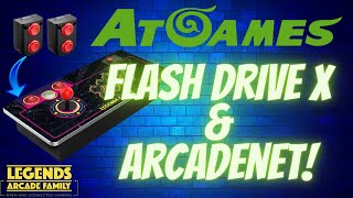 AtGames Arcadenet is LIVE! How to Set Up Flash Drive X & Play Pinball Locally!