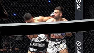 【ONE 試合映像】野杁正明、強敵シアサラニとの激闘を制す！相手にイエローカード2枚の波乱も…2-1判定勝利『ONE SAMURAI 4』リング映像