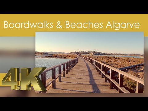 4K Virtual Runs Boardwalks and Beaches Alvor Algarve Portugal with Local Sounds