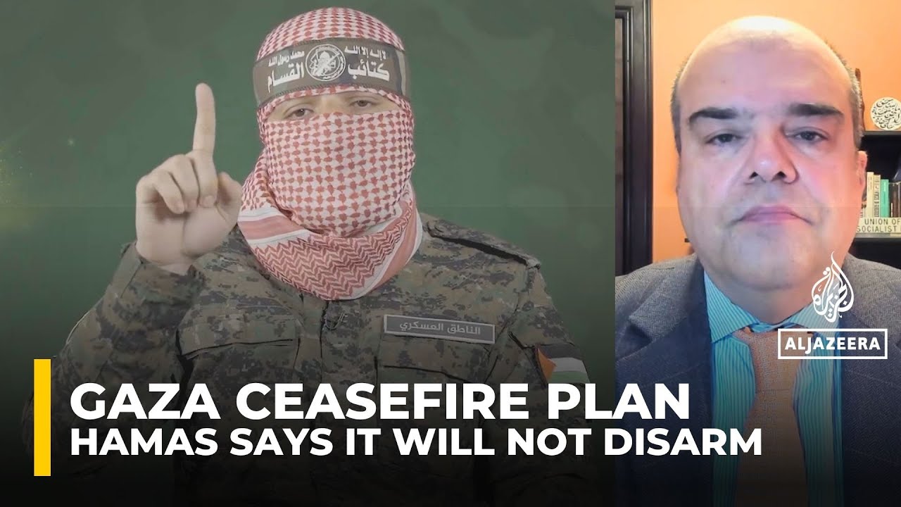 Hamas says it will not disarm because Israel continues to target Palestinians in Gaza