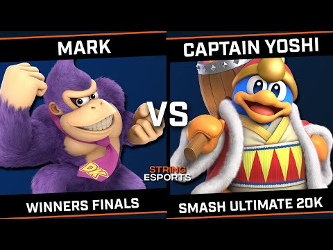 Mark (Donkey Kong) vs Captain Yoshi (Dedede) - String Esports Smash Ultimate 20K - Winners Finals