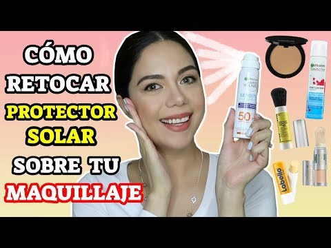 COMO RETOCAR PROTECTOR SOLAR SOBRE EL MAQUILLAJE + FAVORITOS!! | MARIEBELLE COSMETICS