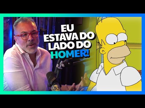 O ENCONTRO DOS DUBLADORES DE HOMER SIMPSONS | Cortes Podcasts