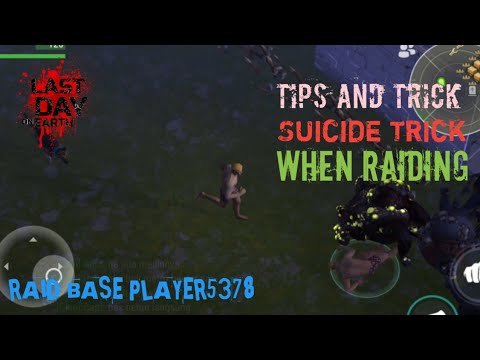 SUICIDE TRICK | LAST DAY ON EARTH | RAID BASE PLAYER5378