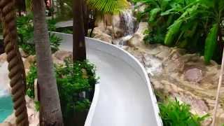preview picture of video 'Hilton Rose Hall Resort's Water Park's Tube Side'