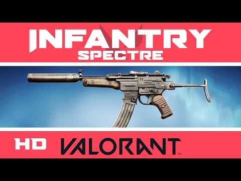 INFANTRY SPECTRE VALORANT SKIN | New Skins In-Game Showcase