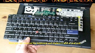 How to remove keyboard from Lenovo ThinkPad T420s