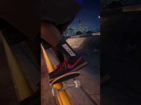 Skate Isle of Grom at night &amp; the @nikesb  pop-up park during open access until May 5, 2026