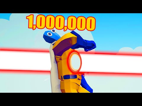 1000000 DAMAGE LASER vs EVERY UNIT - TABS Totally Accurate Battle Simulator