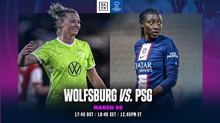Wolfsburg vs. PSG | UEFA Women's Champions League 2022-23 Quarter-final Second Leg Full Match
