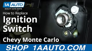 How To Replace Install Ignition Switch 00-05 Chevy Monte Carlo