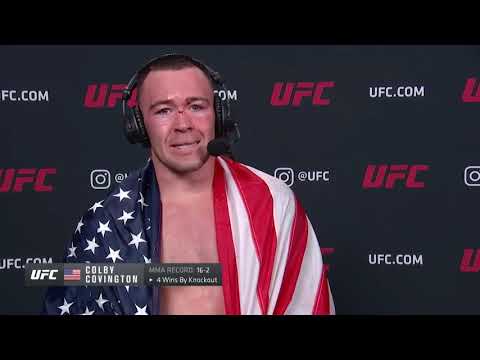 UFC Vegas 11 Video Highlights: Colby Covington TKOs Tyron Woodley