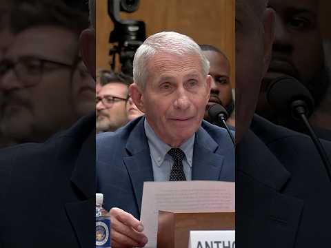 Dr. Fauci's opening statement at Covid hearing