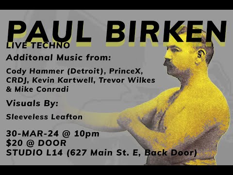 Bleep Radio #629 -  Paul Birken LIVE at Studio L14 (re-upload)