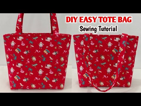 How to make a Perfect Tote Bag at Home For Daily Uses | DIY Tote Bag Easy Sewing Tutorial | DIY BAGS
