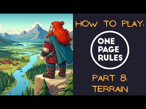 How to play One Page Rules: Part 8 - Terrain