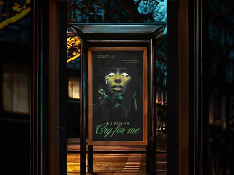 The Weeknd – Cry For Me | Fan-Made Viral Poster | Visual Tribute #shortsfeed #shorts #design