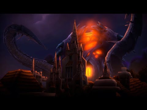 N'Zoth Destroys Stormwind! (4K UHD Visions of N'Zoth Cinematic)