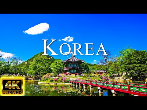 FLYING OVER KOREA (4K UHD) - A Relaxing Aerial View Of Korea's Stunning Scenery