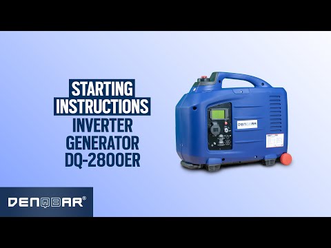 Easy start of the DENQBAR DQ-2800ER Inverter Generator