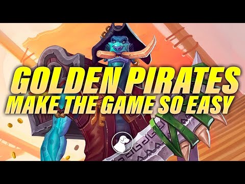 Golden Pirates Make the Game so Easy  | Dogdog Hearthstone Battlegrounds
