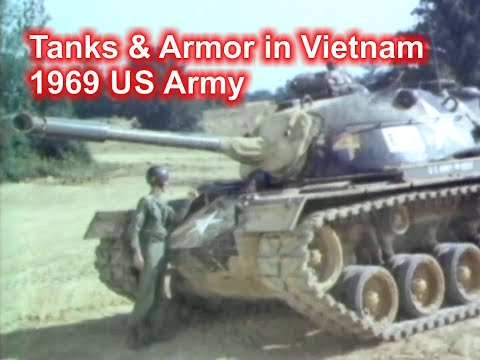 Tanks & Armor in Vietnam War - US Army Documentary 1969