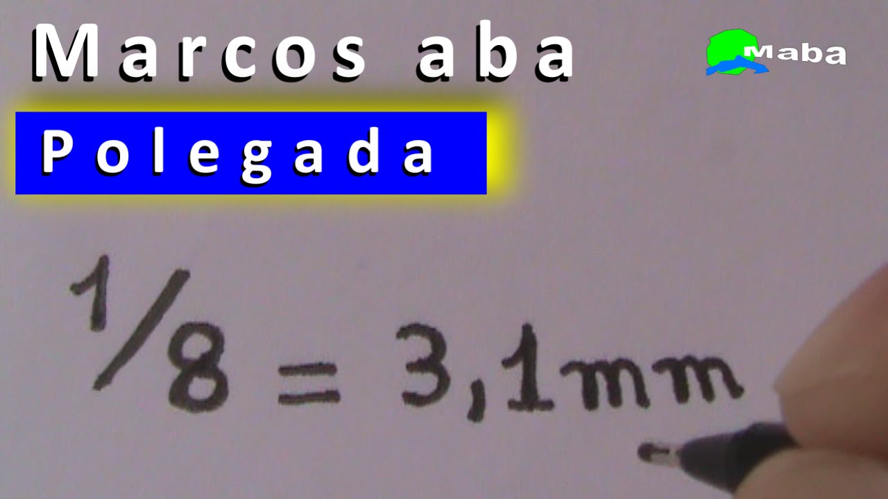 POLEGADA PARA MILÍMETROS - Sistema métrico