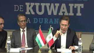 ESTRECHA LAZOS DURANGO CON KUWAIT, DURANTE LA VISITA OFICIAL DEL EMBAJADOR EN MÉXICO.
