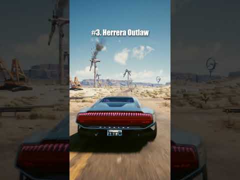 Top 4 INSANELY Fast Cars in Cyberpunk 2077 #cyberpunk2077