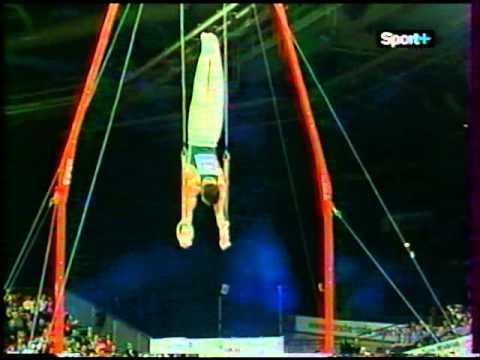 Levente FEKETE (HUN) rings - 2004 DTB Cup semi final