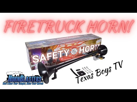 Hornblasters Safety Horn. What does it sound like?
