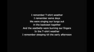 Circa Waves - T-shirt weather (lyrics video)