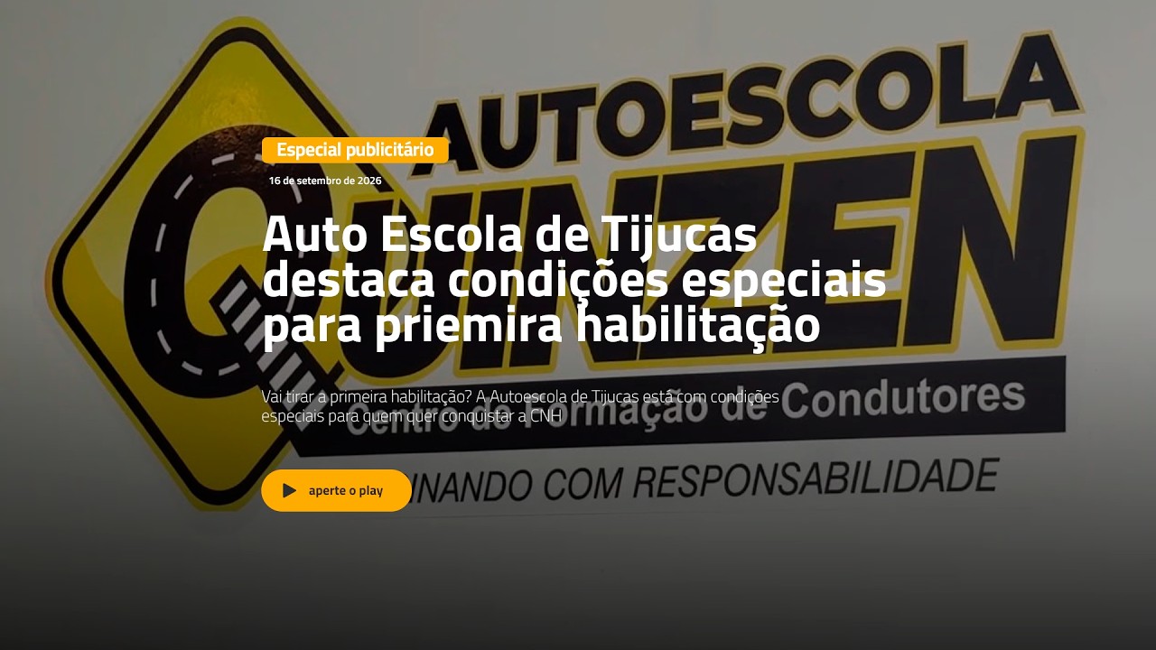 Auto Escola de Tijucas destaca condições especiais para priemira habilitação 