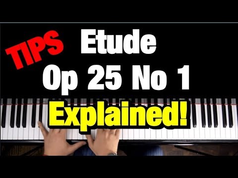 Chopin Etude Op 25 No 1 Piano Tutorial (How to Play Lesson)