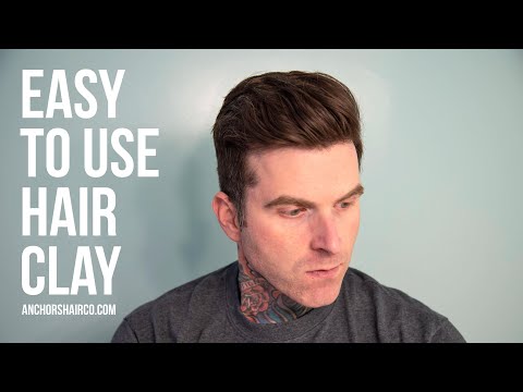 EASIEST HAIR CLAY TUTORIAL!! How to use hair clay for...