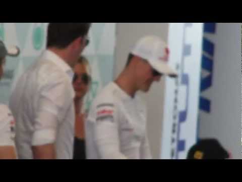 Malaysian GP 2012 (Michael Schumacher) Autograph Session