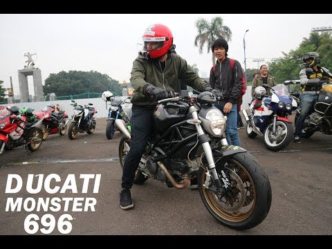 #23 - DUCATI MONSTER 696 (MOMON) - Test Ride #Motovlog