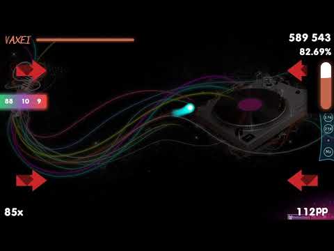 Vaxei | The Quick Brown Fox - The Big Black [WHO'S AFRAID OF THE BIG BLACK] +DT 84.5% {14❌} - osu!