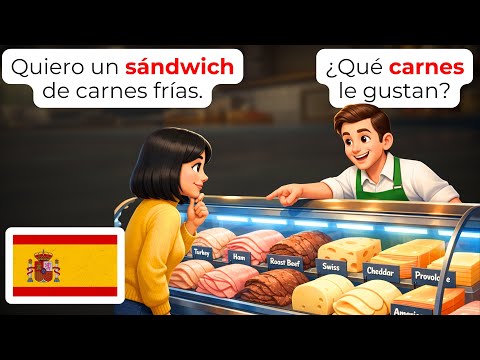 🇪🇸 15 Spanish Deli Conversations for Beginners | Order Food Like a Native (A1-A2)
