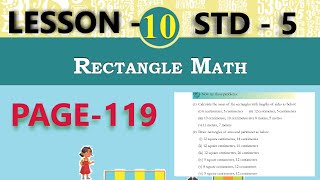 Rectangle Math /Class-5 /Page-119 / Kerala syllabus
