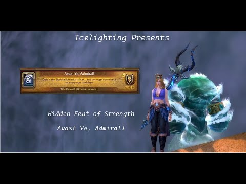 Avast Ye, Admiral! - Hidden Feat of strength - Wow Achievement- Bloodsail Buccaneers - Admiral's Hat