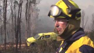preview picture of video 'Incendie Penacova / Fruimes - Projet FireParadox - Juillet 2008 - Binggeli / Carme'